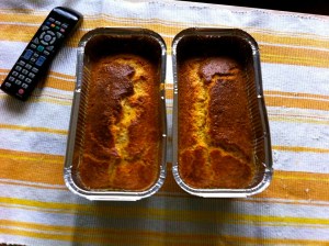 Bizcocho de naranja y vainilla integral receta fácil