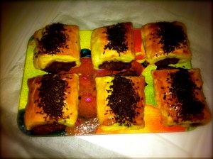 Napolitanas de chocolate