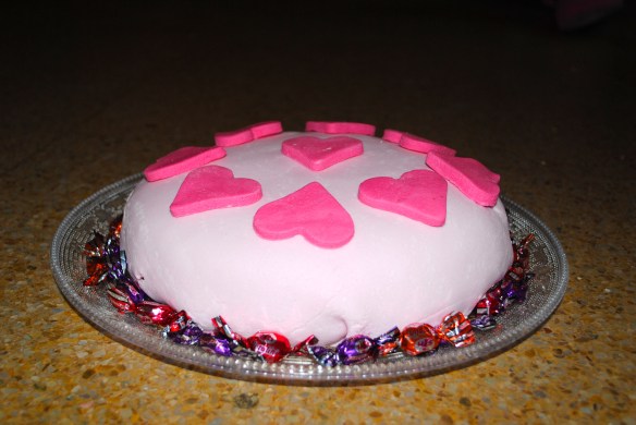 pastel de San Valentin
