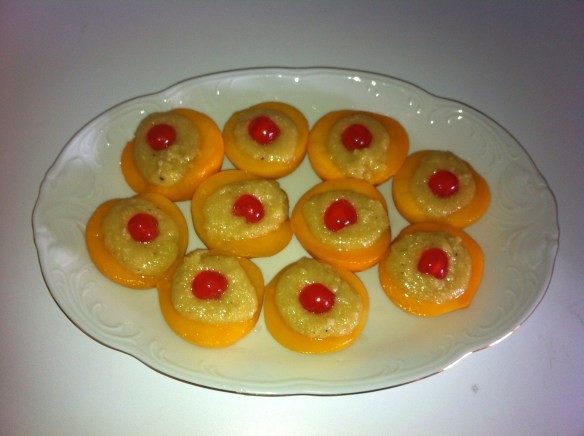 Melocotones rellenos Melocotones rellenos