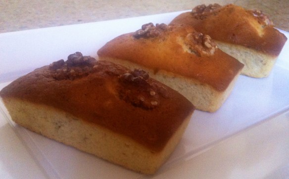 Miniplum-cake de nuez Miniplun-cake de nuez