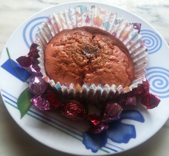Muffins de fresa light