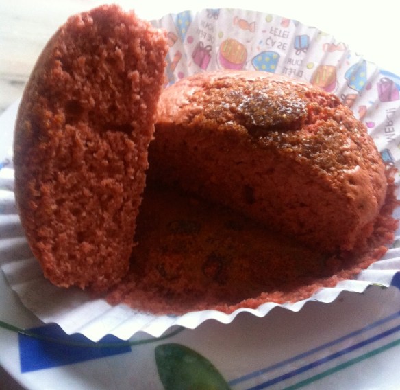 Muffins de fresa light1