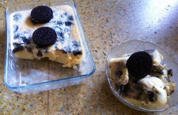 Helado de Oreo Helado de Oreo