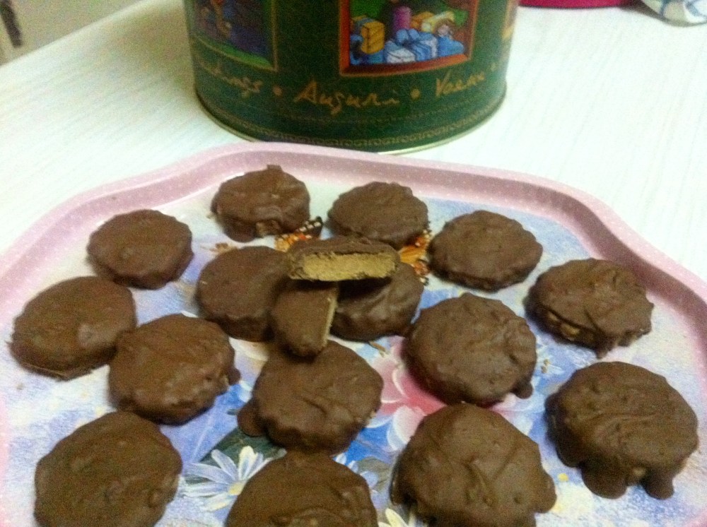 mantecados de chocolate