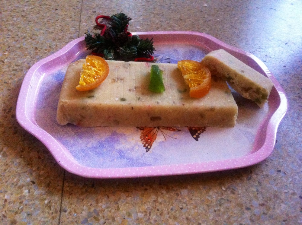 Turron de frutas