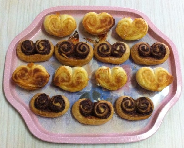 Palmeritas rellenas Palmeras rellenas