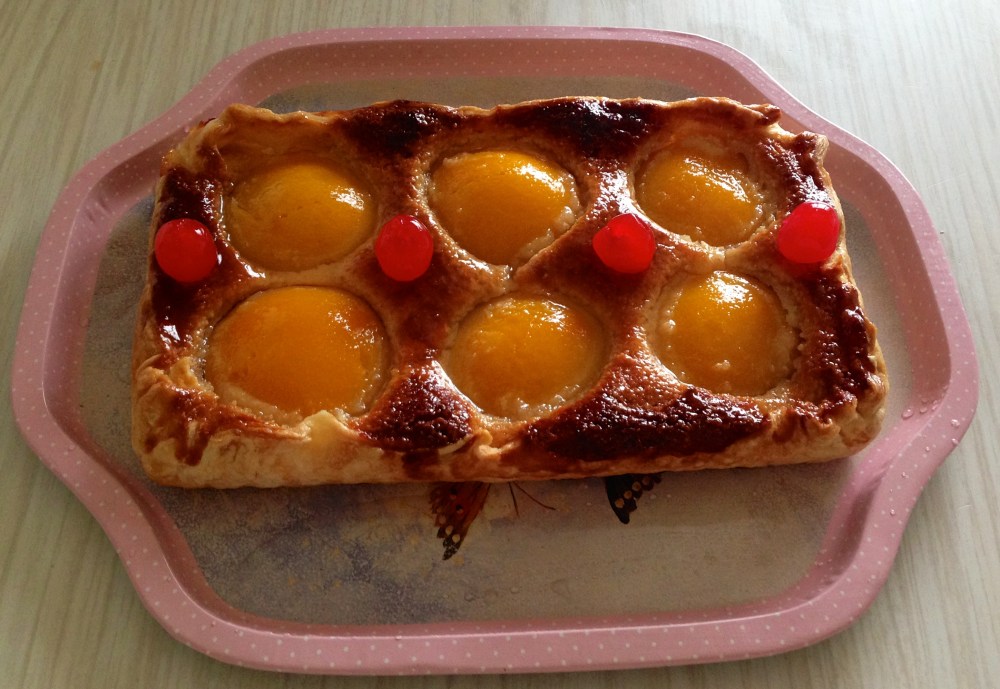 Cake de almendra & melocoton