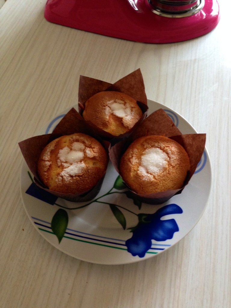 Muffins de leche condensada