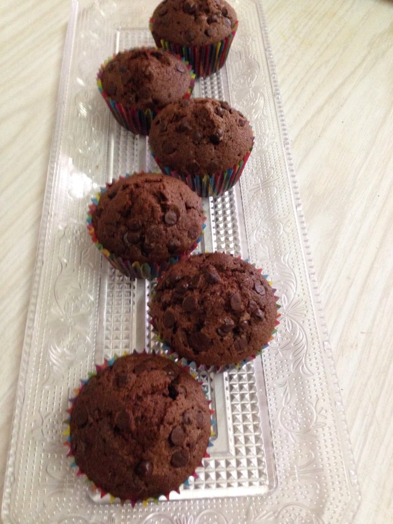 Muffins doble choco