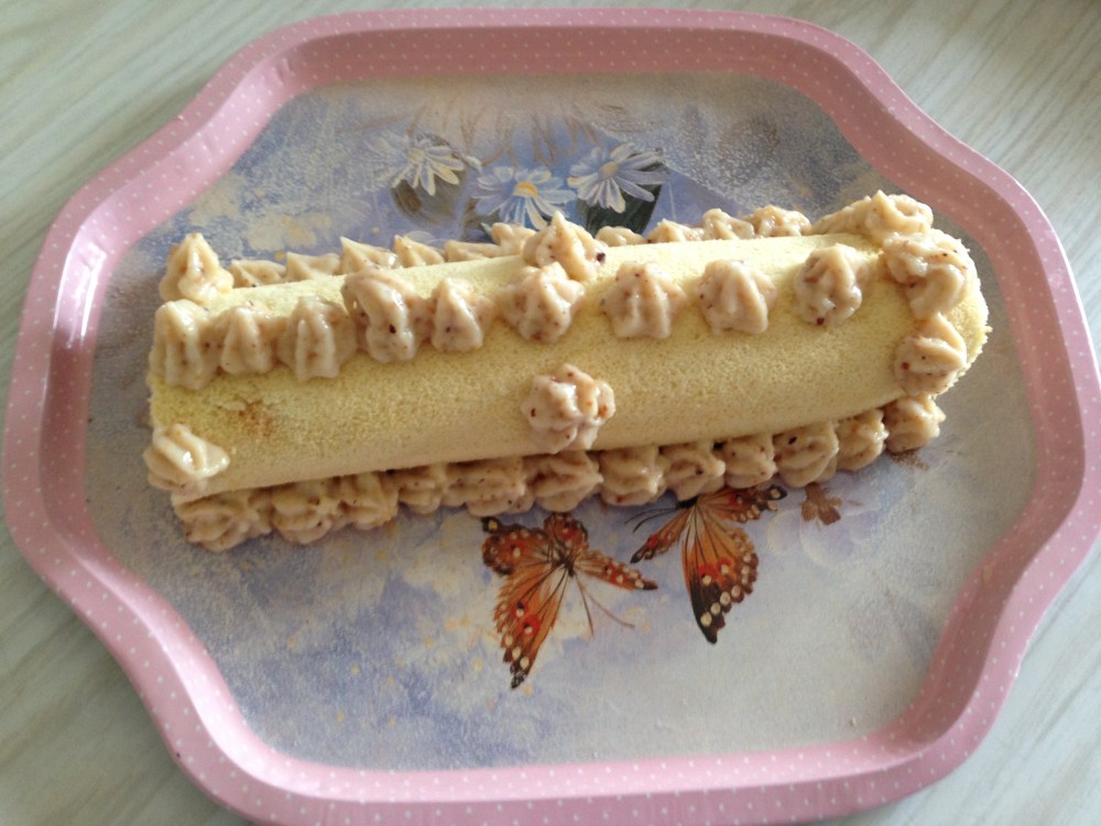 Troco con crema de avellana