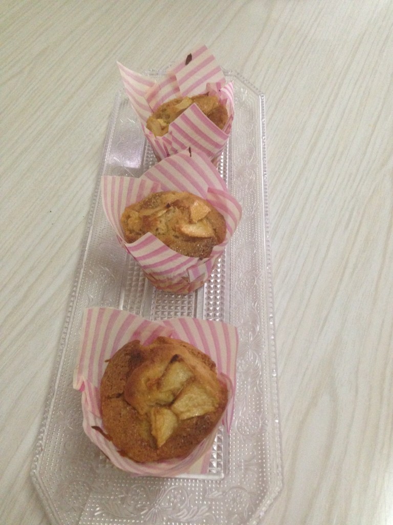 muffins de manzana
