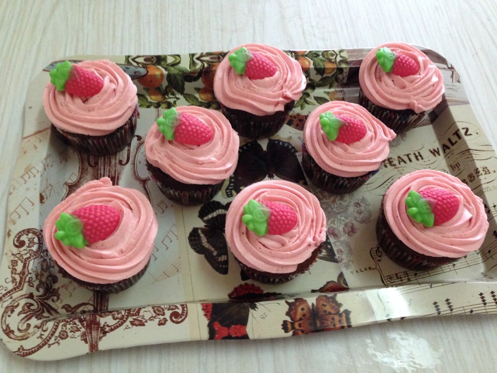 Cupcakes Chocofresa