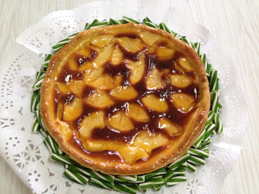 Tartaleta de queso & manzana