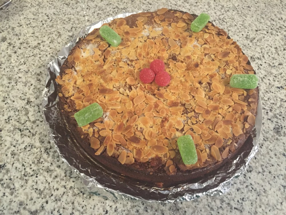 Cake choco-almendra