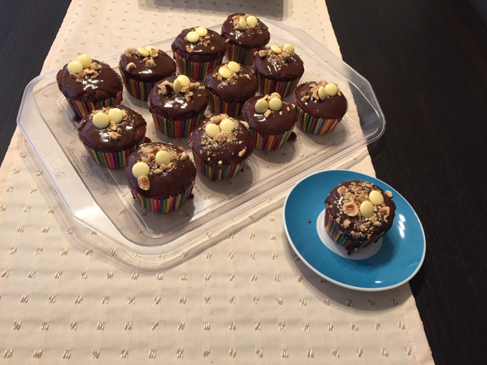 Pastelitos choco-avellana